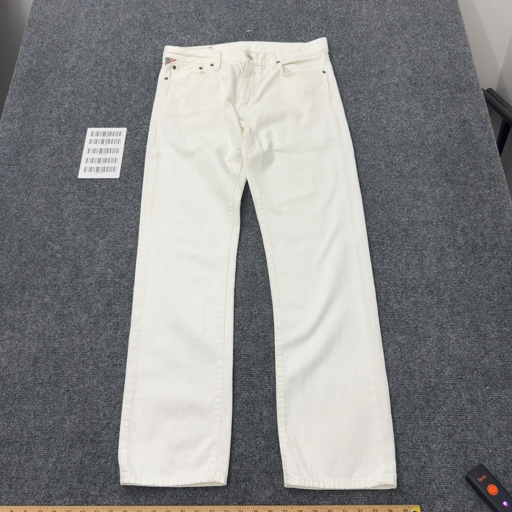 Denim & Supply Ralph Lauren Jeans Mens 32 White Cotton Straight Leg Americana